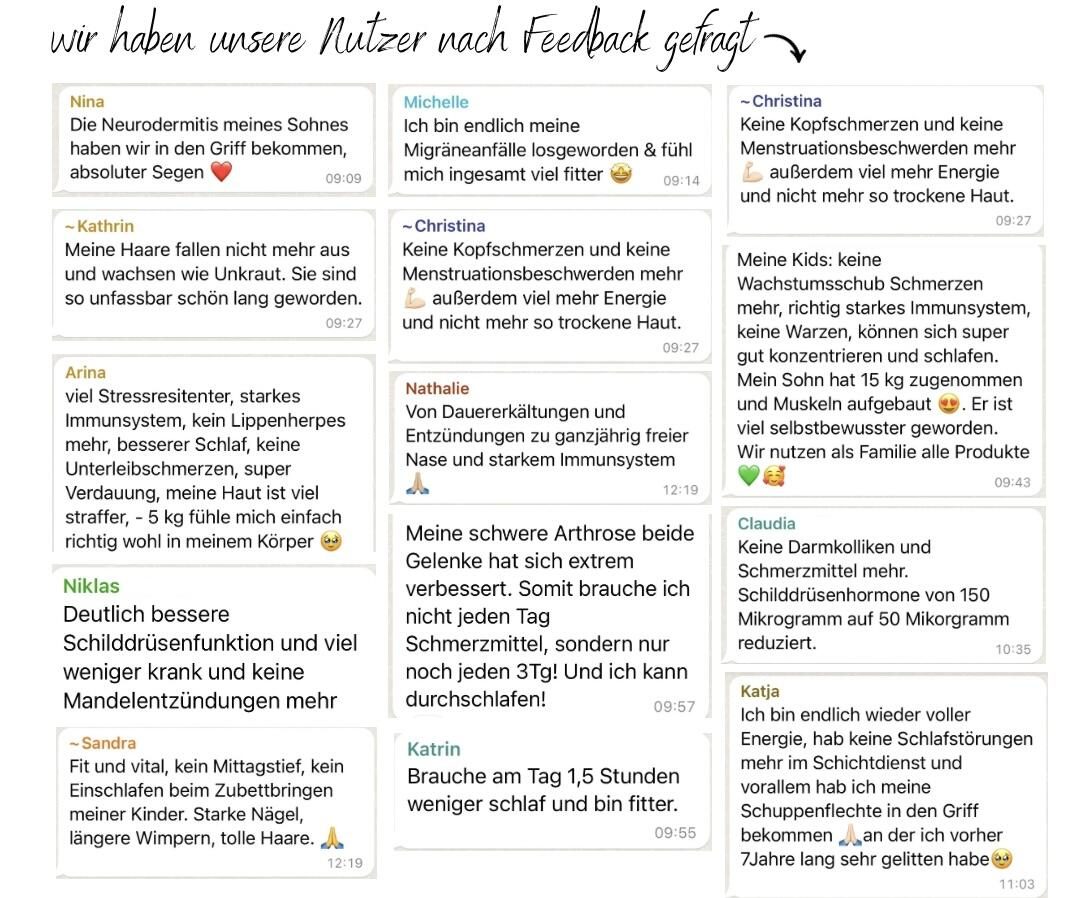 Weitere Rückmeldungen aus der Community